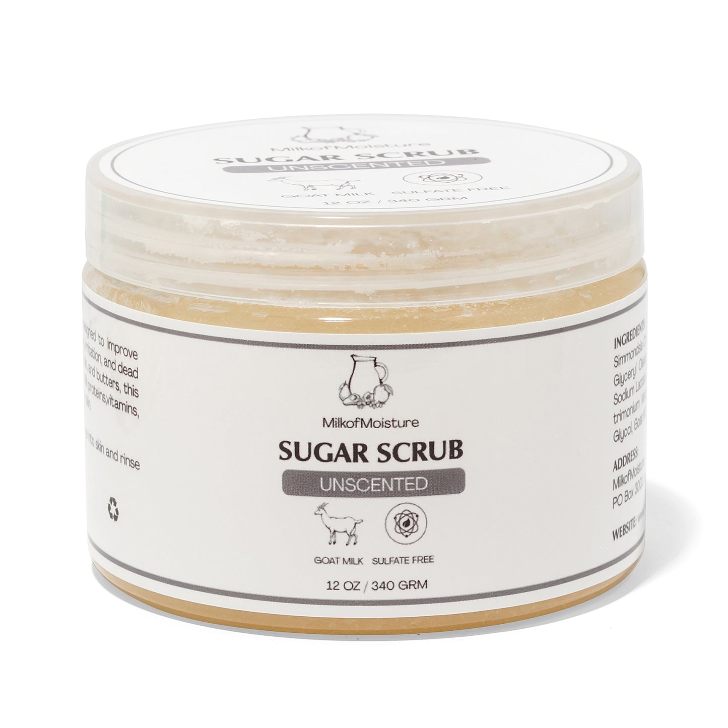 Unscented Sugar Scrub