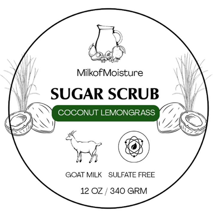 Coconut Lemongrass Sugar Scrub