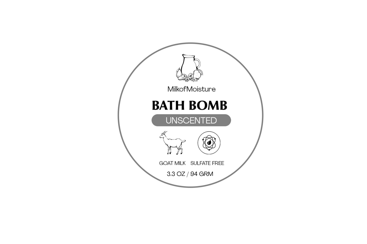 Unscented Bath Bomb